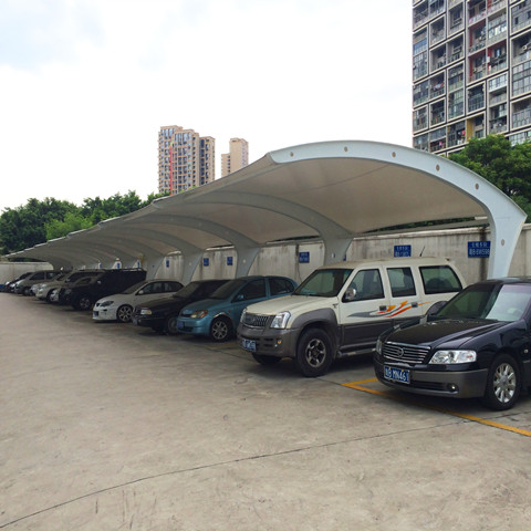 TC032 membrane structure parking shed