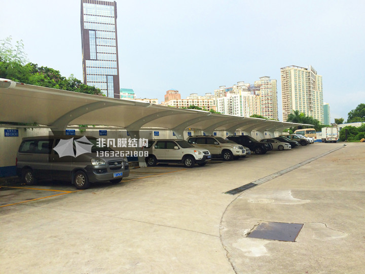 TC032 膜结构停车棚 深圳蛇口保安公司