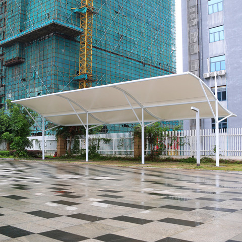 TC034 membrane structure parking shed
