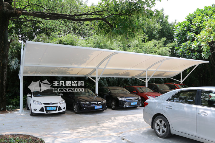 TC036 membrane structure parking shed