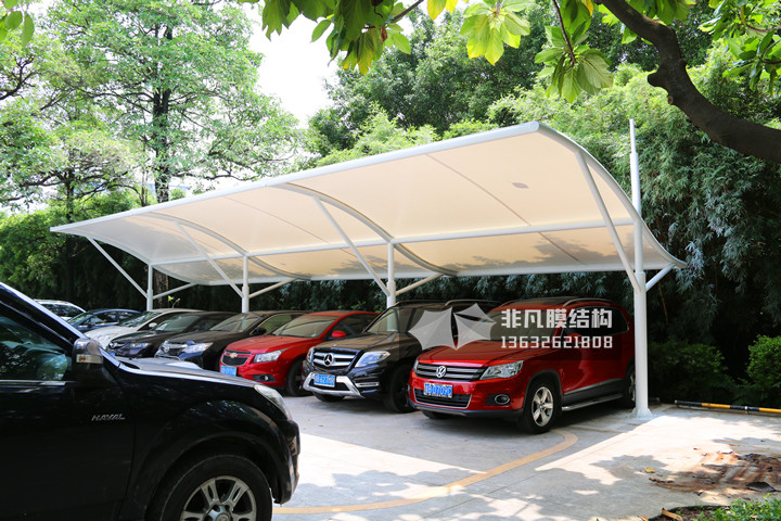 TC036 membrane structure parking shed