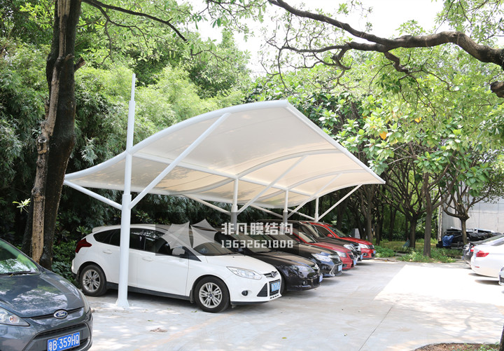 TC036 membrane structure parking shed