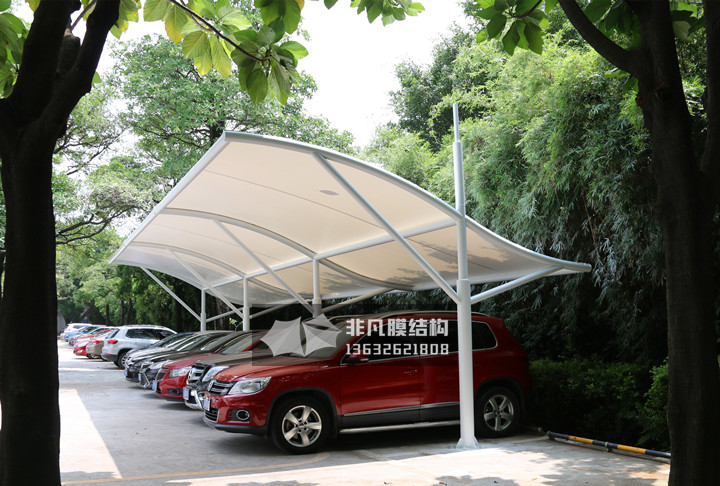 TC036 membrane structure parking shed