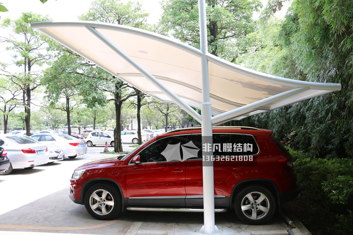 TC036 membrane structure parking shed