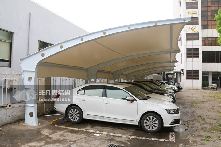 TC037 membrane structure parking shed