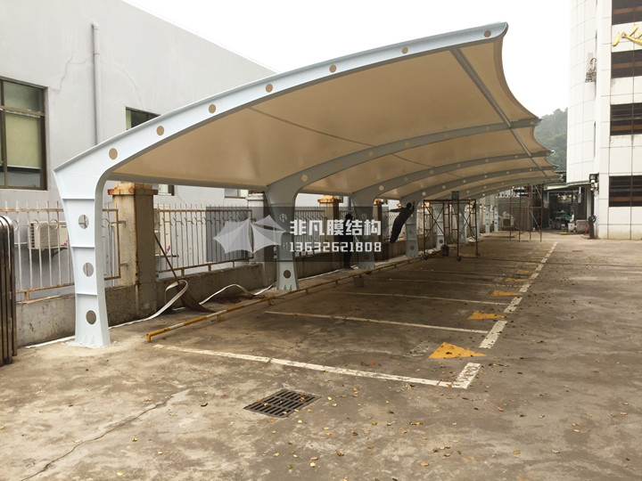 TC037 membrane structure parking shed