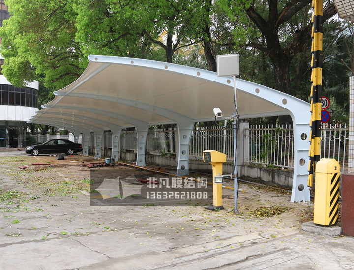 TC037 membrane structure parking shed