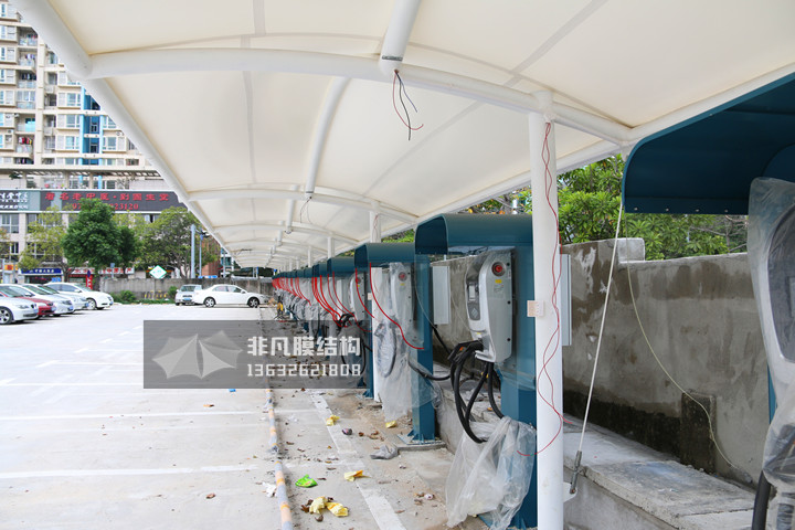 TC038 charging station of membrane structure canopy