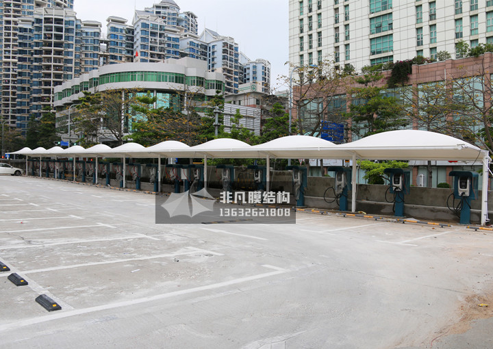 TC038 charging station of membrane structure canopy
