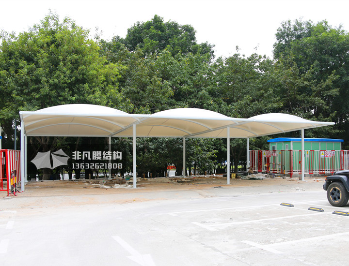 TC038 charging station of membrane structure canopy