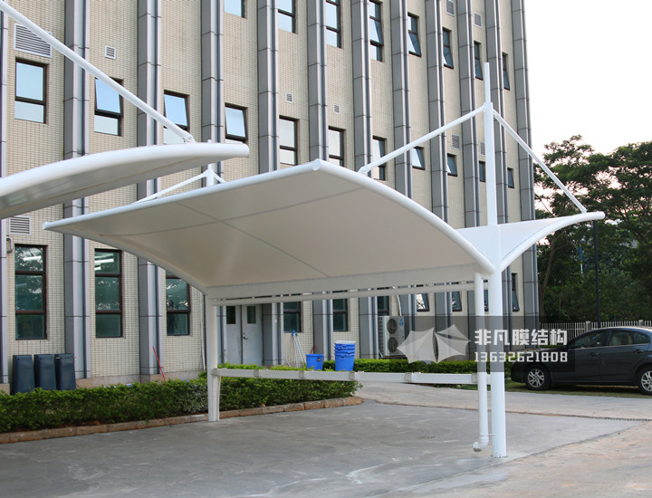 TC039 membrane structure parking shed
