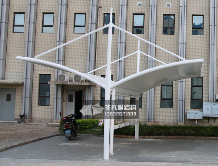 TC039 membrane structure parking shed