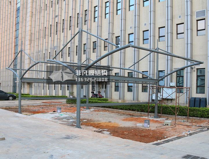 TC039 membrane structure parking shed