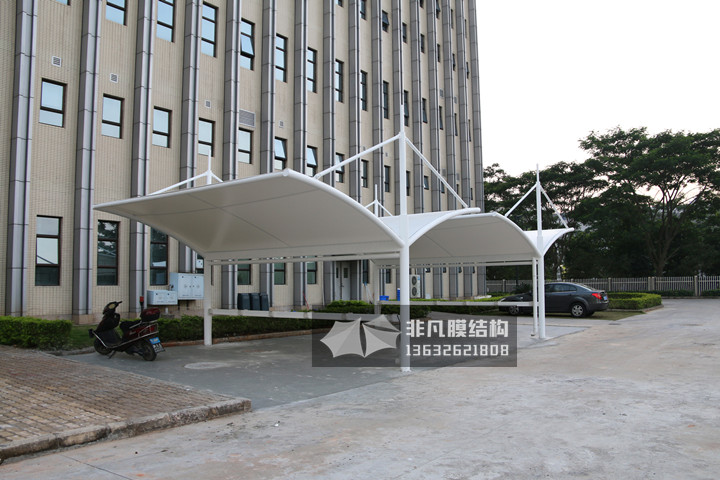 TC039 membrane structure parking shed