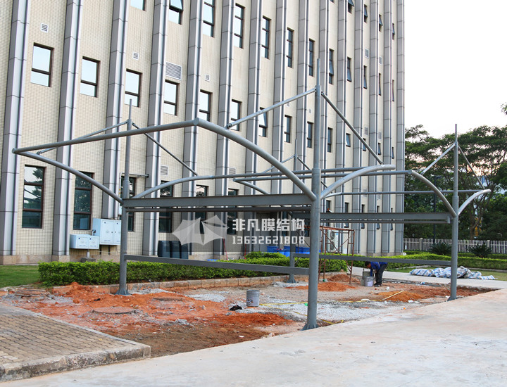 TC039 membrane structure parking shed