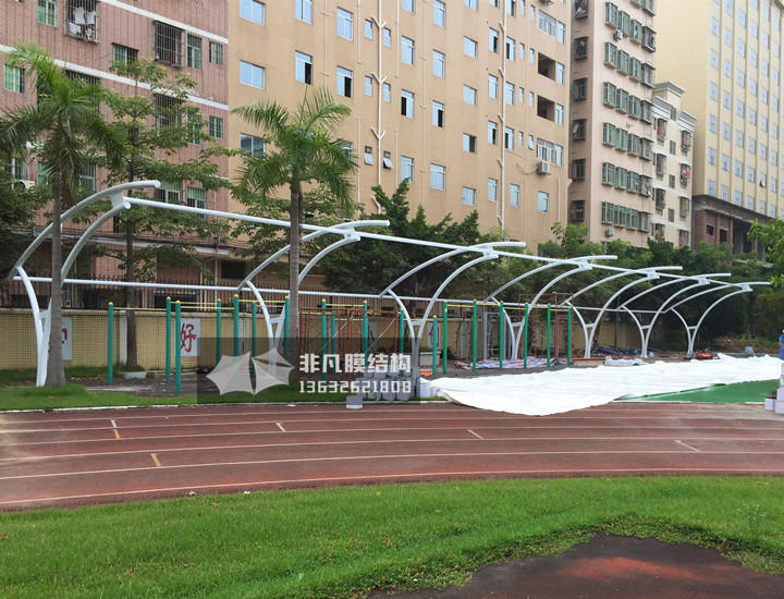TC040 膜结构雨棚 深圳南联学校