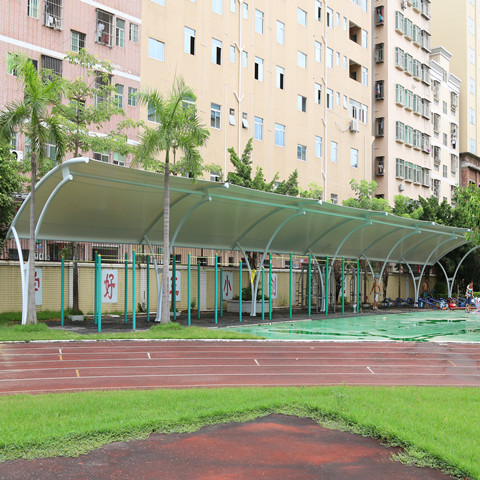 TC040 膜结构雨棚 深圳南联学校