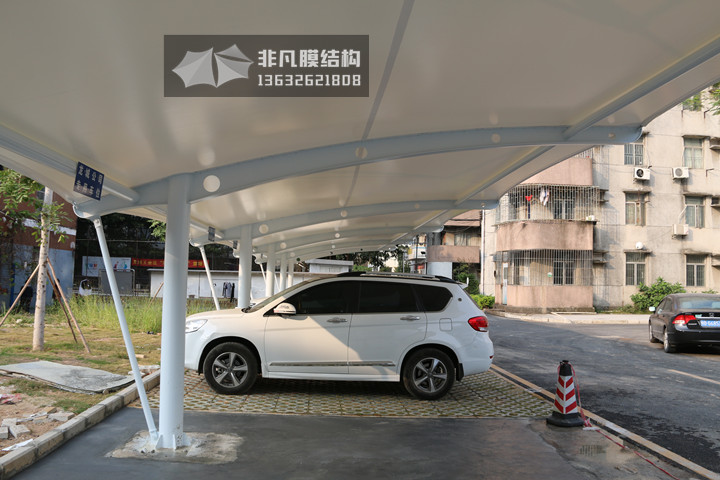 TC041 membrane structure parking shed