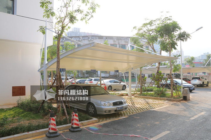 TC041 membrane structure parking shed
