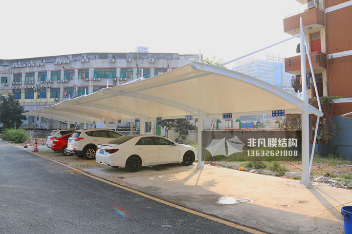 TC041 membrane structure parking shed