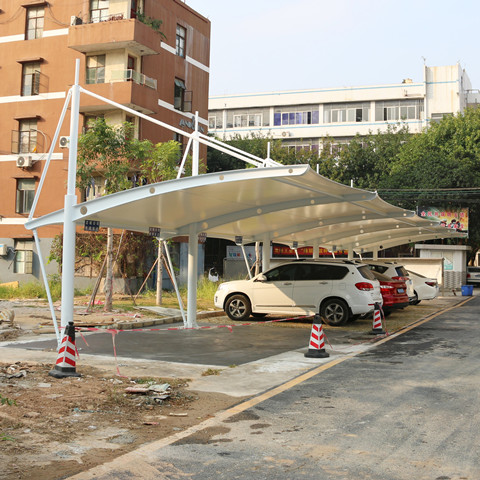TC041 membrane structure parking shed