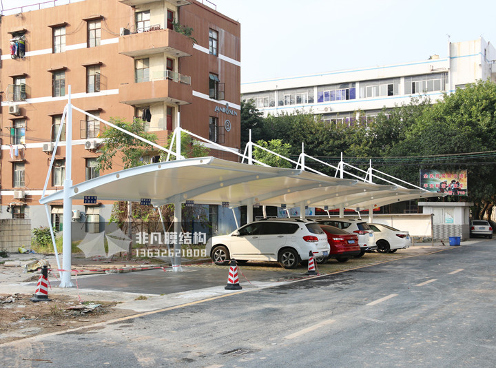 TC041 membrane structure parking shed