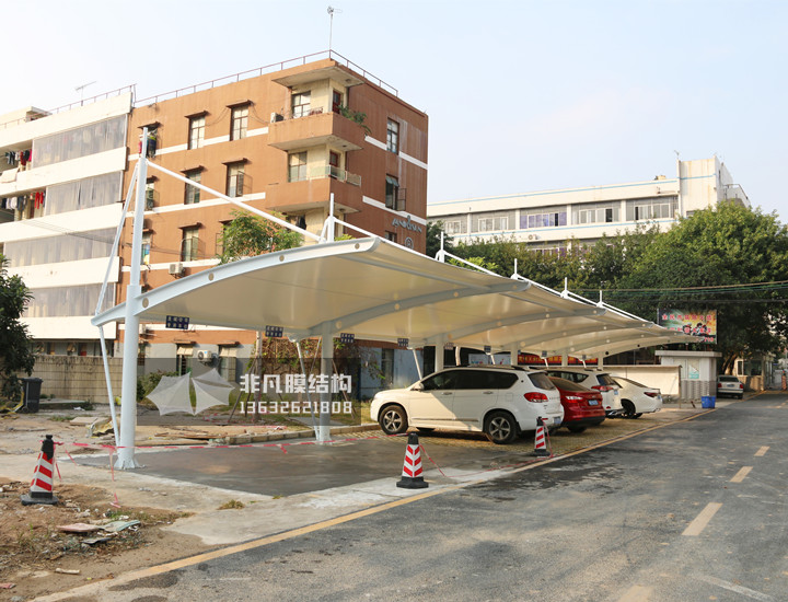 TC041 membrane structure parking shed
