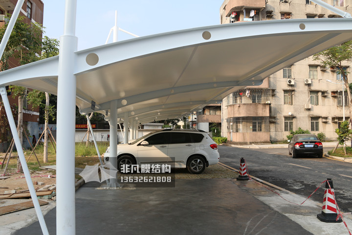 TC041 membrane structure parking shed