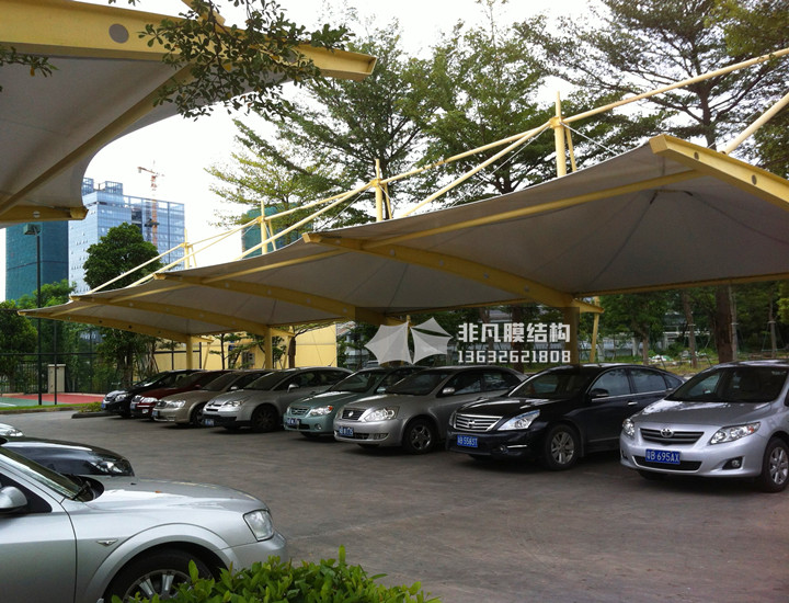 TC043 membrane structure parking shed