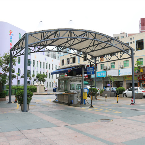 GT012 booth membrane structure canopy
