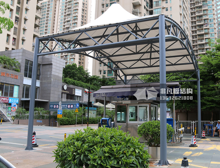 GT012 booth membrane structure canopy