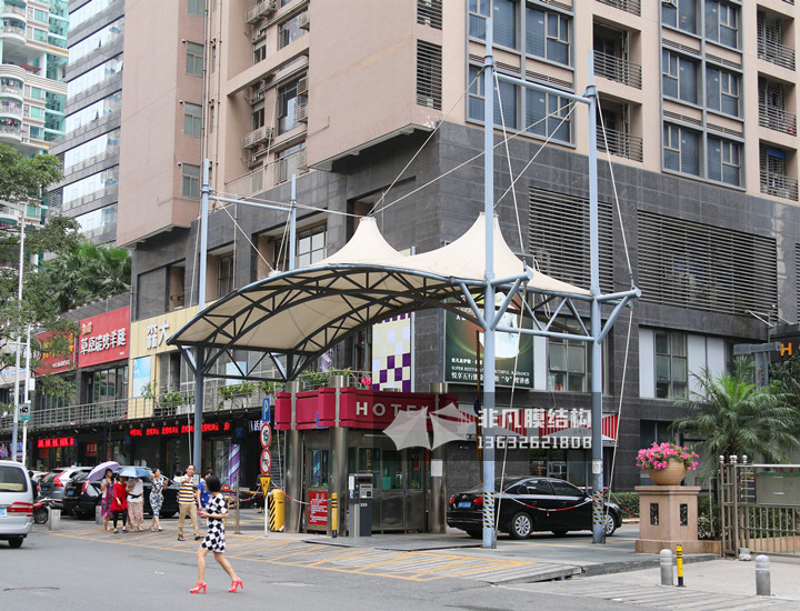 GT013 booth membrane structure canopy