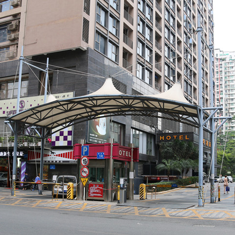GT013 booth membrane structure canopy