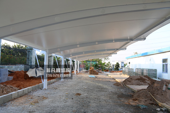 TC044 membrane structure parking shed