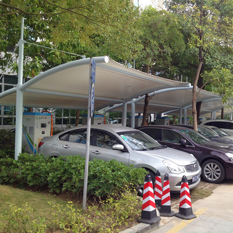TC046 charging station of membrane structure canopy
